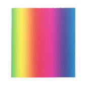 Regenbooggradiënt Notitieblok (Voorkant)