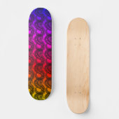 Regenbooggradiënt Pangolin skateboard (Voorkant)