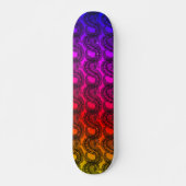 Regenbooggradiënt Pangolin skateboard (Voorkant)