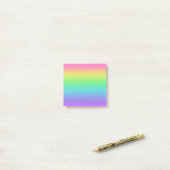 Regenbooggradiënt Post-it® Notes (Op bureau)