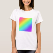 Regenbooggradiënt Pride Woman t-Shirt (Voorkant)