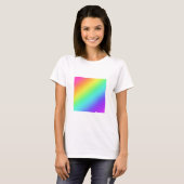 Regenbooggradiënt Pride Woman t-Shirt (Voorkant volledig)