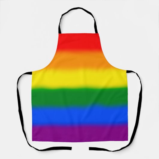 Regenbooggradiënt Schort (Voorkant)