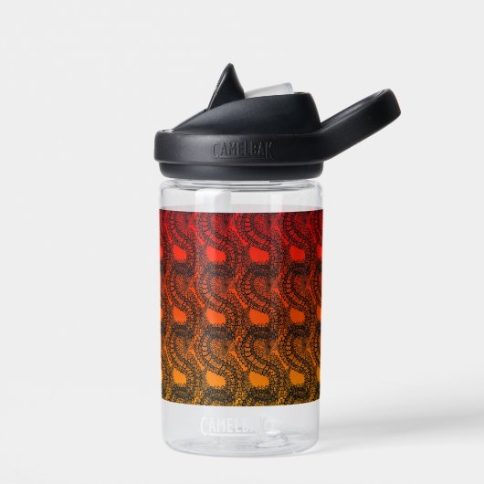 regenbooggradiënt schubdier waterfles (Links)