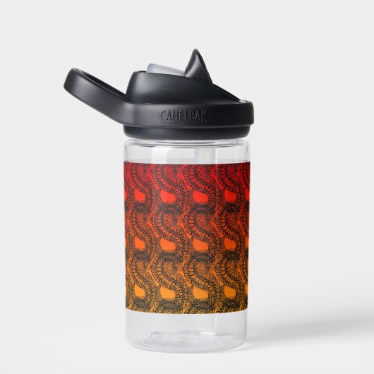 regenbooggradiënt schubdier waterfles (Rechts)