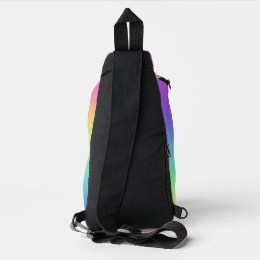 Regenbooggradiënt Sling Bag (Achterkant)