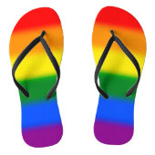 Regenbooggradiënt Teenslippers (Voetbed)