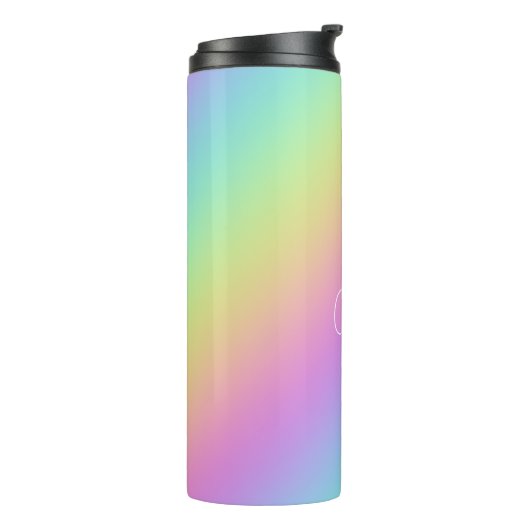 Regenbooggradiënt Thermosbeker (Gedraaid links)