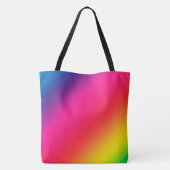 Regenbooggradiënt Tote Bag (Achterkant)