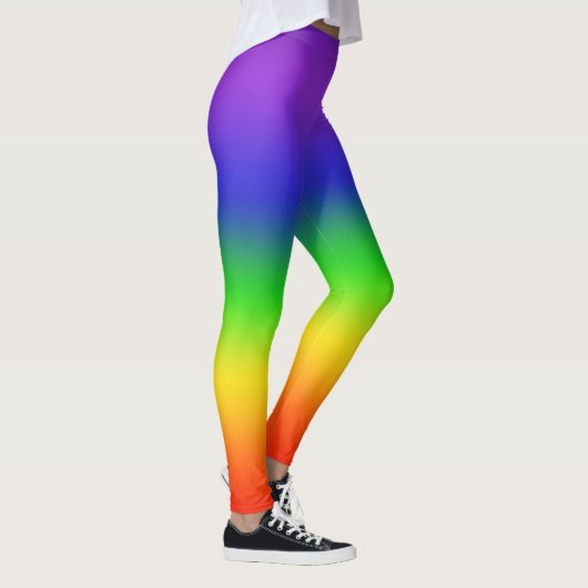 Regenbooggradiënt Verticaal Leggings (Rechts)