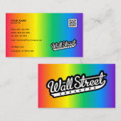 Regenbooggradiënt - Visitekaartje (Voorkant / Achterkant)