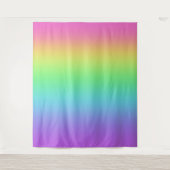 Regenbooggradiënt Wandkleed (Voorkant)