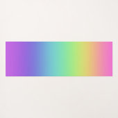 Regenbooggradiënt Yoga Mat (Achterkant (horizontaal))