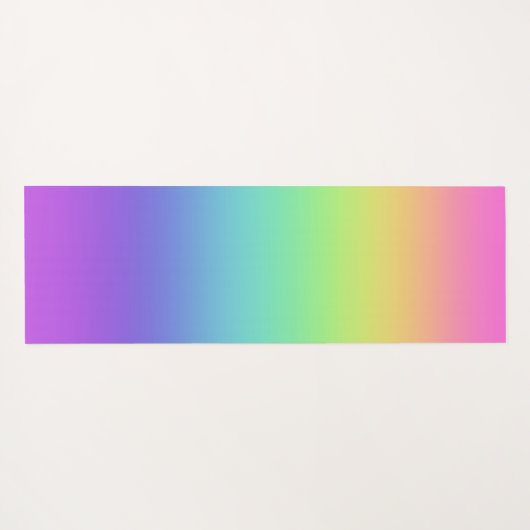 Regenbooggradiënt Yoga Mat (Achterkant (horizontaal))