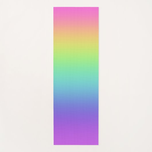 Regenbooggradiënt Yoga Mat (Voorkant)