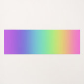 Regenbooggradiënt Yoga Mat (Achterkant (horizontaal))