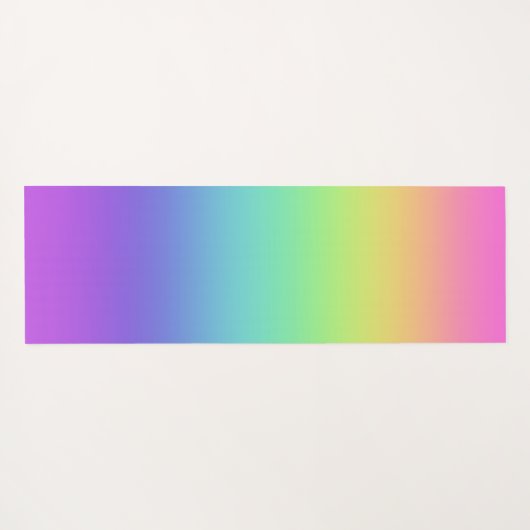 Regenbooggradiënt Yoga Mat (Achterkant (horizontaal))