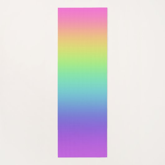 Regenbooggradiënt Yoga Mat (Achterkant)