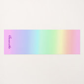 regenbooggradiënt yogamat (Achterkant (horizontaal))
