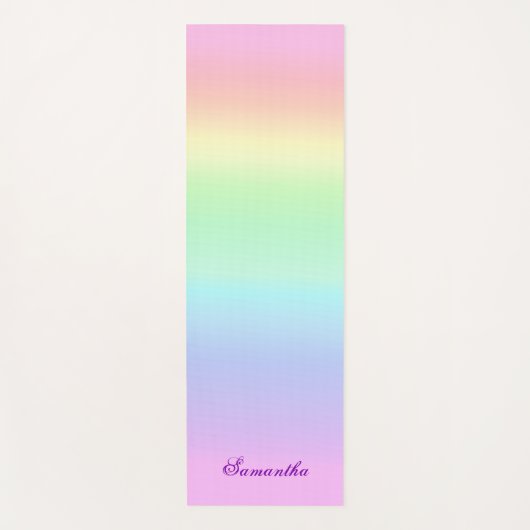  regenbooggradiënt yogamat (Voorkant)