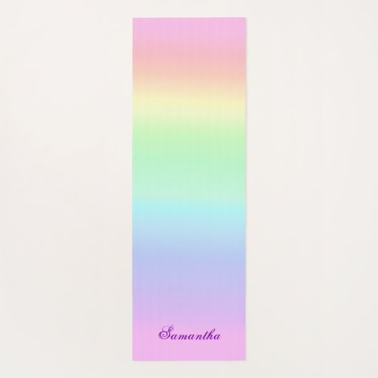  regenbooggradiënt yogamat (Achterkant)