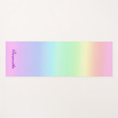 regenbooggradiënt yogamat (Voorkant (horizontaal))