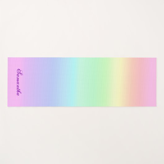 regenbooggradiënt yogamat (Voorkant (horizontaal))