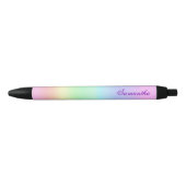 regenbooggradiënt zwarte inkt pen (Voorkant)