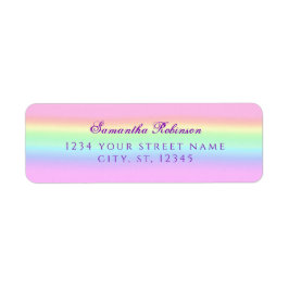  regenbooggradiëntadres etiket