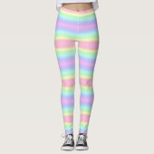 regenbooggradiëntstrips leggings (Voorkant)