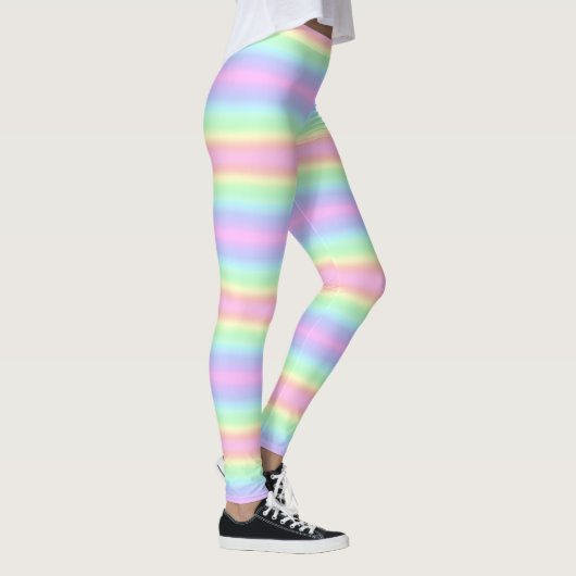 regenbooggradiëntstrips leggings (Rechts)