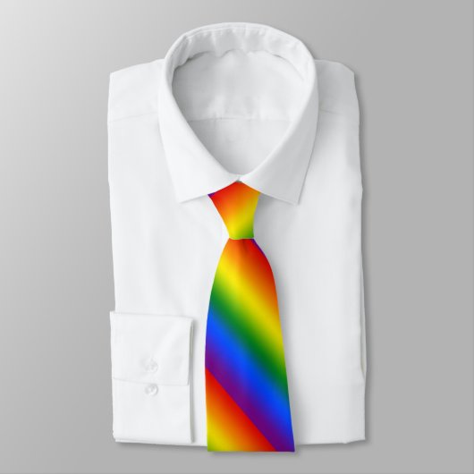 Regenbooggradiëntstrips Stropdas (Gebonden)