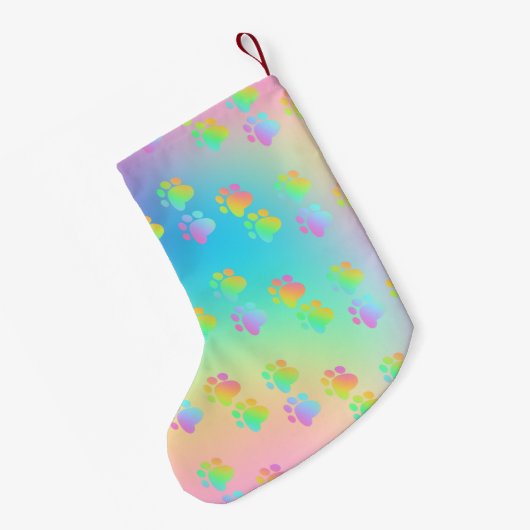 Regenbooggradiëntverf Kleine Kerstsok (Achterkant (Hangend))