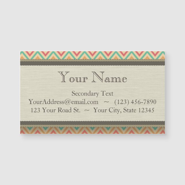 Regenbooggras Zigzag Chevrons (Voorkant)