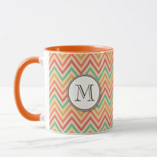 Regenbooggras Zigzag Chevrons Mok