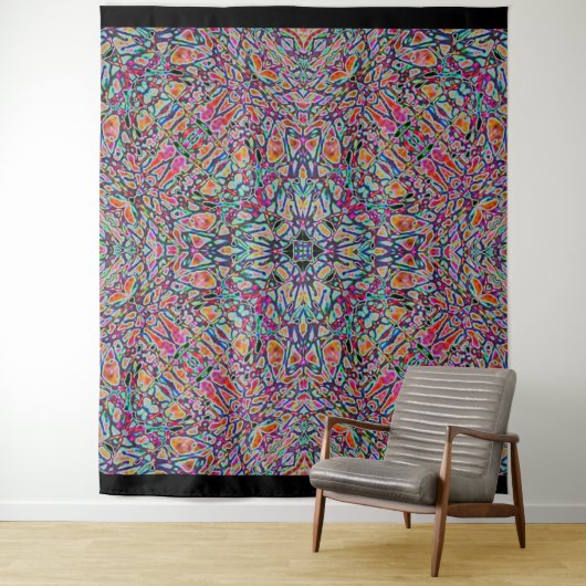 Regenbooggreep Wandkleed (In situ)