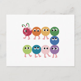 Regenbooggrub. Briefkaart