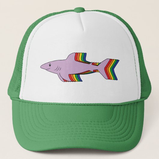 Regenbooghaai Trucker Pet (Voorkant)