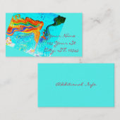 regenbooghaaien visitekaartje (Voorkant / Achterkant)