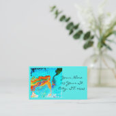 Regenbooghaaienzeemeermin Visitekaartje (Staand voorkant)