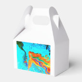 regenbooghaar mermaïde snoep tin bedankdoosjes (Achterkant)