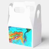 regenbooghaar mermaïde snoep tin bedankdoosjes (Geopend)