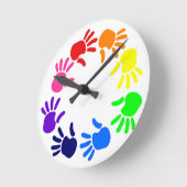 Regenbooghanddrukken Klok (Hoek)