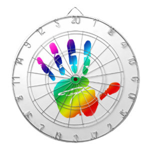 Regenbooghanden Dartbord