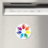 Regenbooghanden Magneet (Insitu (Vaatwasser))