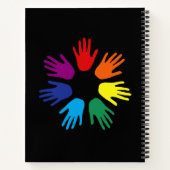 Regenbooghanden Notitieboek (Achterkant)