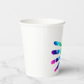 Regenbooghanden Papieren Bekers (Rechts)