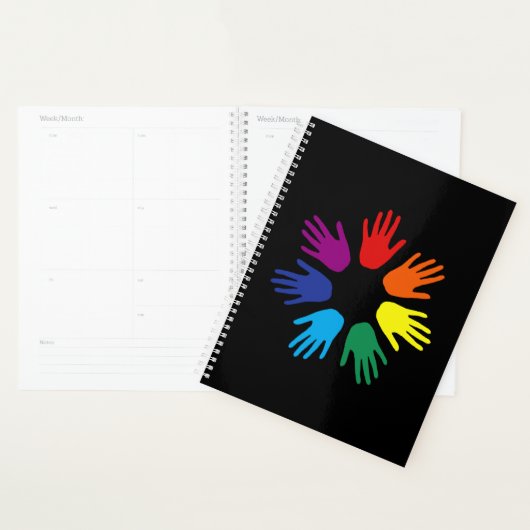 Regenbooghanden Planner (Display)