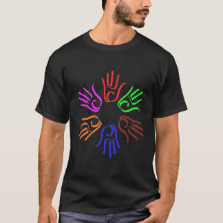 Regenbooghanden T-shirt