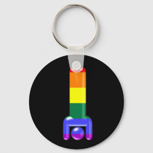 Regenbooghandgreep Sleutelhanger